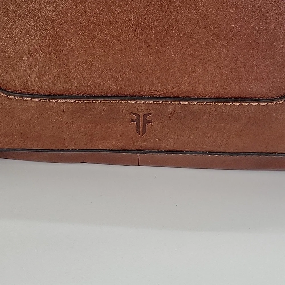 Frye Classic Brown Leather Crossbody Bag